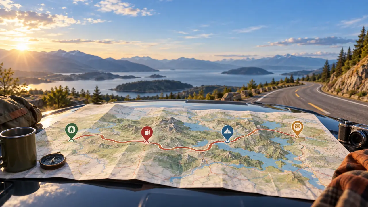 Carte road trip : 4 repères pour éviter les détours et alléger vos journées