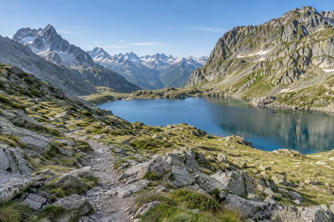 Road trip Alpes avec randonnée vers un lac d’altitude et un panorama