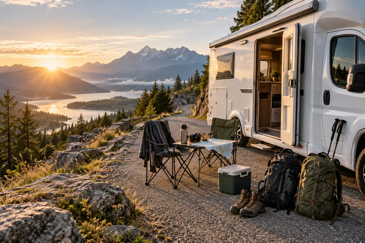 Voyager en camping-car demande de préparer l’essentiel sans renoncer à la liberté